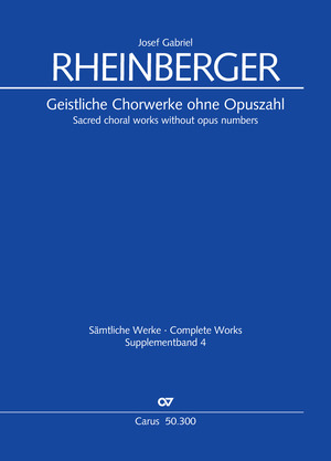 Rheinberger: Sacred choral works without opus numbers - Sheet music