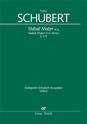 Schubert: Stabat Mater in g - Noten